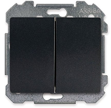 Va et Vient + Poussoir Anthracite Delta IRIS