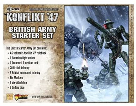 Warlord Games British Army Starter Set for Konflikt'47