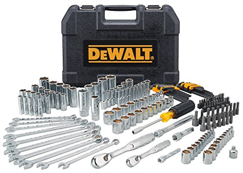 DEWALT Mechanics Tool Set, 1/4 and 3/8 Inch Drive, SAE, 172-Piece (DWMT81533)