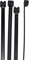 Lumonic 100x Kabelbinder 360 x 4,5mm I Schwarze Kabelbinder mit Metallzunge in Industriequalität I Kabelbinder UV beständig, Kabelbinder wetterfest, K