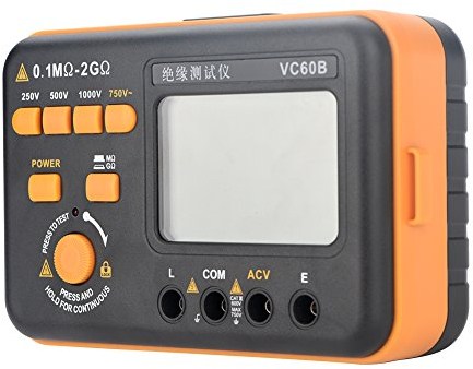 VC60B LCD Digital Megohmmeter Isolationswiderstand Tester MegOhm Meter 200MΩ / 2GΩ