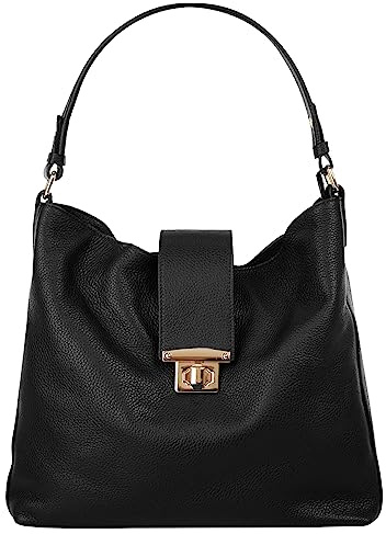 Samantha Look Shopper Echt Leder Damen | Made in Italy | elegante Handtasche | vielseitige Business Bag | 020396