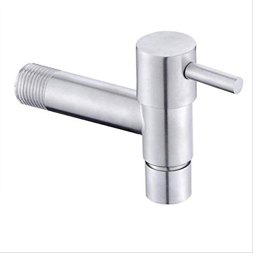 1pc Moderno Jardín De Moda 304 Acero Inoxidable Grifo De Apertura Rápida Montado En La Pared Grifos De Agua Fría Mop Piscina Grifos 5