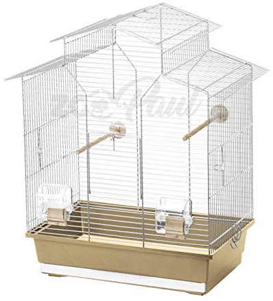 ZooPaul Vogelkäfig IZA 2 II braun 52x30x60 cm (L/B/H)