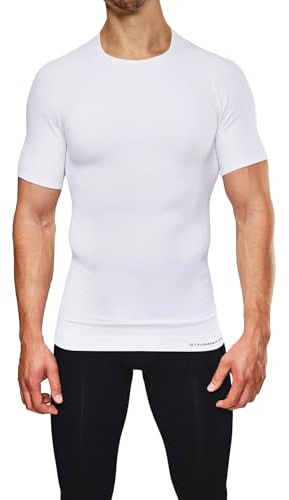Strammer Max Compression T-Shirt | Herren | Rundhals | Kompressionsshirt | Shapewear, unterstützt die Haltung