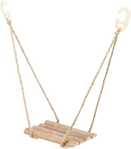 TRIXIE Vogel Käfigzubehör SCHAUKEL, KIEFERNHOLZ, 19.5 × 19.5 × 27 cm- 51697