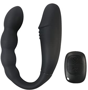 LZMYZ Doppelkopf Vibrator mit 10 Vibrationsmodi Fernbedienung Anal Vibratoren für Sie Klitoris G-Punkt Lesben Partner Doppel Dildo Stimulation Paarvibrator Sexspielzeug für Frauen und Paar