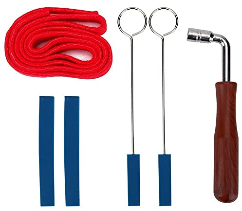 Lodokdre Piano Tuning Set, Easy Tuning Tool, Mute Hammer, DIY Set for Piano Tuning
