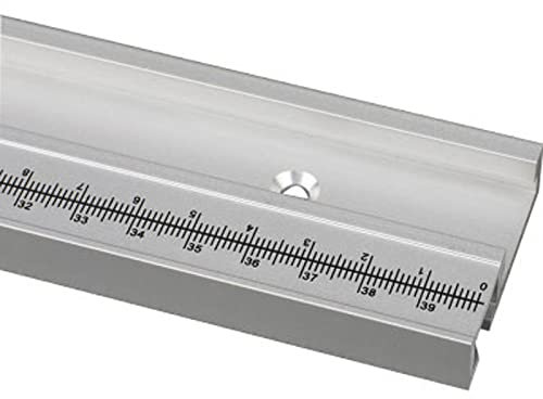 RANRAO Pista de inglete con ranura en T de 600 mm, aleación de aluminio de 600 mm, pista de inglete con ranura en T para carpintería