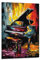 AYAROS Vintage Klavier Malerei Poster Bunte Graffiti Musikinstrumente Leinwand Wandkunst Drucke Malerei für Haus Zimmer
