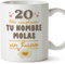MUGFFINS Tazas Personalizadas Cumpleaños - En Español - Molas un huevo - 11 oz / 330 ml - Regalo personalizable original y divertido