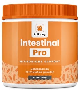 Balloony Intestinal Pro Darmpulver - für Hunde mit empfindlichem Verdauungssystem - Unterstützt die Verdauung, fördert eine stabile Darmflora und mindert häufige Darmprobleme