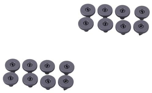 jojofuny 16pièces Kit De Réparation De Roulettes Pour Panier Inférieur De Lave-vaisselle De Universelles Plastique