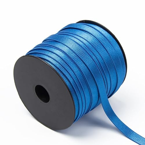 SYSUII Gummiband Gummibänder 20m 10mm Breite - Stretch Gummiband zum Nähen von Kleidung Handwerk Projekt Gummilitze Elastische Bänder für Kleid Rock Bund Perücke Bänder Unterwäsche BH-Träger -Blau