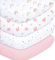 Plushii 4er-Pack Spannbettlaken Spannbetttücher 60x120 cm für Baby- und Kinderbetten – Atmungsaktive Mikrofaser-Babybettlaken, Oeko-TEX zertifizierte Kinderbett-Matratzenlaken, Regenbogen
