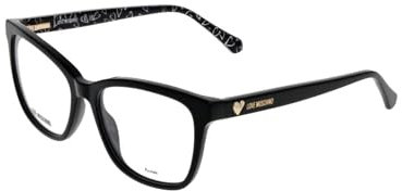 Brillen MOSCHINO LOVE MOL638 INA BLACK PATTERN BLACK 54/16/140 Damen