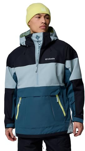 Columbia Mens Coreshot Shell Anorak, Everblue/Crushed Blue/Black, Large