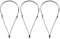 KISSITTY 30 Stück verstellbare geflochtene Kordel-Halsketten, halbfertig, schwarz, gewachstes Polyester, Halskette, Schnur, Kordeln, Choker für Damen, DIY-Halskette, Schmuckherstellung, passend für