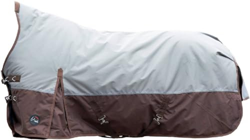 HKM Norwich- 600D mit Fleecefutter Highneckdecke, Beige/Braun, 165