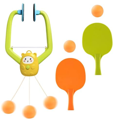 Table Tennis Practice Set, Racket and Ball Set, Pong Game, Table Tennis Game with Rackets and Balls, Table Tennis Trainer Set, Children's Table Tennis, Parent-Child Pong Game for Door Frame