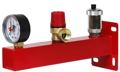 ENVIRON - Boiler Safety Group | Safety Group with Pressure Gauge, Safety Valve, Quick Bleeder (Type 2)