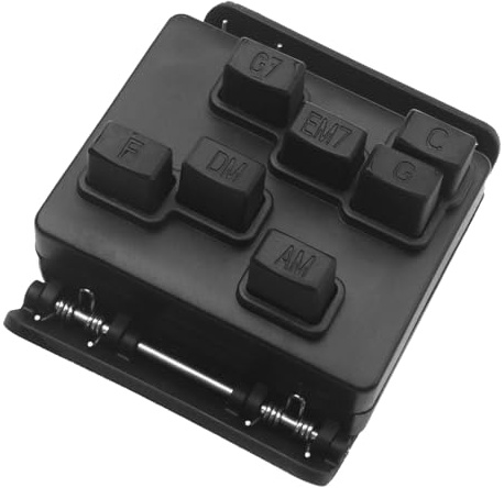 Gitarrenakkordpresse - Guitar Chord Trainer | Gitarrenakkord -Presseakustik | 23-26 Zoll Ukulele-Akkordpresse | Easy Press Chord Ukulele Aid | Assistierte Lernwerkzeuge für Gitarre für Ukulele