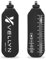 2 x 500ml Running water bottle soft flask | Collapsible water bottle for running vest | Lightweight Only 29g | Quick Grip Shell | Volume Window | 100% Leakproof | Running accessories & Running gifts