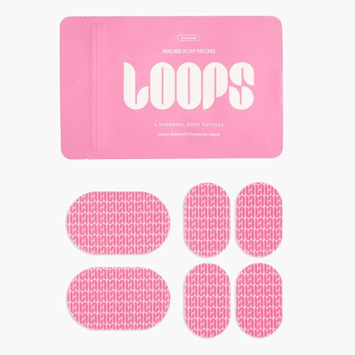 Loops All Access Healing Hydrogel Body Patches – Assorted Sizes (Pack of 6)