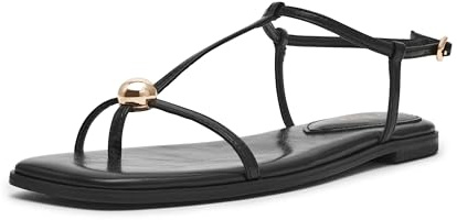 Steve Madden Women's Ritzy Heeled Sandal, Black, 6 UK