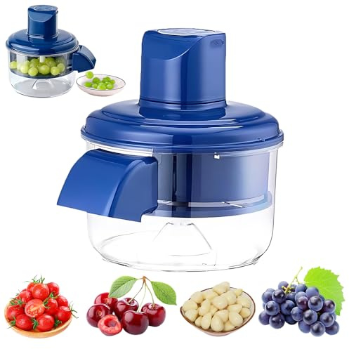 Elektrische Schälmaschine, HOVCEH Multifunktional Automatic Peeler, Knoblauch Schäler Elektrische, Fruit Peeling Machine für Trauben, Kirschen, Knoblauch und Tomaten