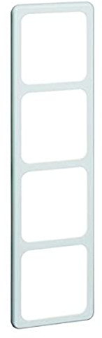 Peha 00201011 Standart Kombi-Rahmen 4-Fach, reinweiß