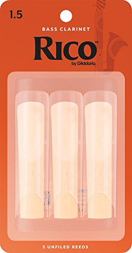 RICO Blätter für Bass-Klarinette Stärke 1.5 (3 Stück)