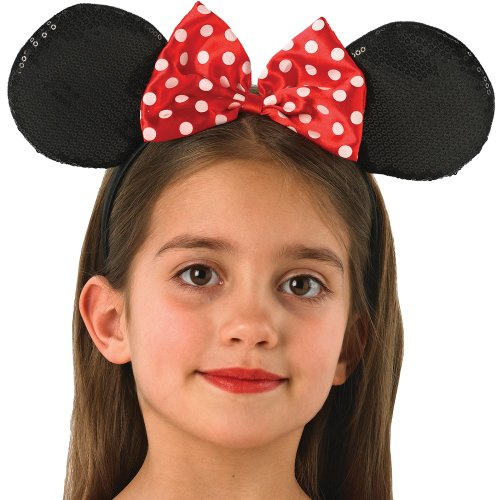 Rubie's 330073 - Minnie Mouse Ohren Deluxe, Verkleiden und Kostüme