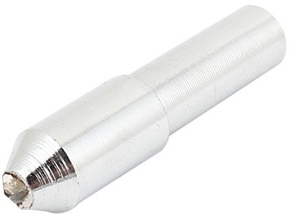 sourcing map Einspitziger 1,0 Karat Diamant Abrichtstiftschneider, 36mm – silber Ton