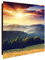 banjado® Großer Schlüsselkasten Glas/Schlüsselbox 30cm x 30cm mit 50 Haken - Motiv Karpaten Sonnenuntergang/Schlüsselkasten modern für Schlüsselaufbewahrung mit beschreibbarer, magnetischer Glastür