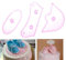 AMOYER 3 Pc-Kind-Baby-Schuhe DIY Werkzeuge Fondant-Kuchen-backen-Kuchen, Kekse Kekse Ausschnitt Sterben Baby Shower Mold
