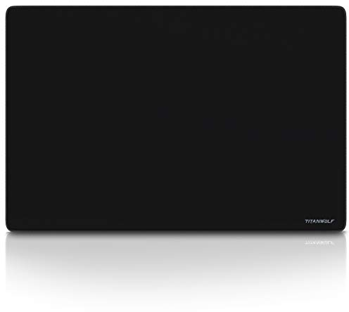 TITANWOLF - Tapis de Souris Alpha Diamant 900x600mm - sous-Main Bureau Gamer Extra Large XXL en Tissu, Base antidérapante - Précision, Vitesse et Confort - pour Tous Types de Souris et Claviers