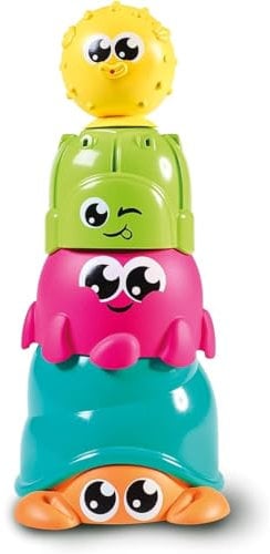 Toomies Tomy Meerestier Badespritzer, Baby-Badespielzeug, Kinder-Badespielzeug zum Wasserspiel, lustiges Badezubehör für Babys und Kleinkinder, Mehrfarbig, geeignet für Kinder ab 18 Monaten