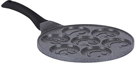 Aeternum, Madame Petravera 3.0, Piastra Pancake Antiaderente, Adatta a Induzione, Diametro 26 cm, Grigio