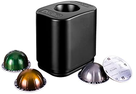 Dualit EcoPress™ Aluminium Coffee Capsule Recycling Tool - Compatible with Vertuo* Capsules - Eco Tool for Vertuo* Capsules & Coffee Grounds