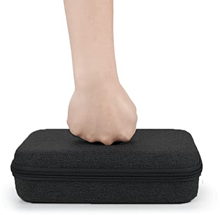 CRSUSUKJ Kabel Taschen Groß Kabeltasche Elektronische Tasche Organizer Kabeltasche Universal Reisekabel für Zubehör Handyladekabel USB Powerbank (3-Lagen) (Schwarz)