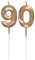 Geburtstag Zahlen Kerzen,90 Geburtstag Zahl Kerzen Geburtstagskerzen Cake Topper Geburtstag Kuchendeko Kuchen Dekoration,für Hochzeit Party Hochzeit Jahrestag Feier Lieferungen,Champagner