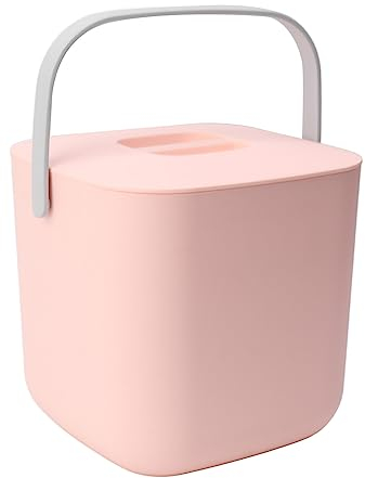 Zerodis Portable Mini Dishwasher for Deep Cleaning | Compact 18W Countertop Dishwasher for Fruit, Vegetables, Dishware | Hands-Free Operation | Lightweight ABS, PC Material (Pink)