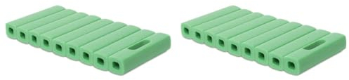 Windhager Kniekissen, Sitzkissen, Mehrzweckkissen ideal für Arbeiten im Garten, Haus und Werkstatt, Grün, 41 x 20 x 4,5 cm, 06298 (Packung mit 2)