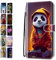 Hülle für iPhone 7 Plus 8 Plus 6S Plus 6 Plus Muster Pattern Tier Blume 3D Print Design Leder Tasche Flip Case Mädchen Jungs Cover Handyhülle - Panda