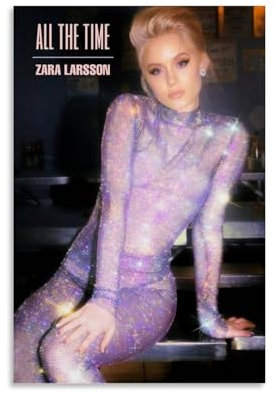 DYTENXJM Zara Larsson Album Cover Poster Canvas Poster Wall Art Decor Living Room Bedroom Decoration Posters 12x18inch(30x45cm) Unframe-style