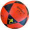 kesurpae Fußball der Größe 5 für Erwachsene mit außergewöhnlicher Luftspeicherung. PVC Standard Trainingsfußball, Schwarz Rot