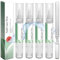 4 Piezas Nail Care Pen, con Lima Uñas, Bolígrafo Cuidado Uñas, Aceite de Semilla de Jojoba, Aceite de Coco, Aceite de Oliva