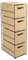 Wickerfield Seagrass Storage Unit Organizer and Cabinet with 4 Drawers for Narrow Space Storage and Collection at Home and Office Window Display (Beige)