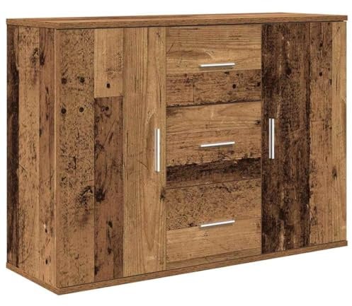 vidaXL Sideboard Altholz-Optik 90x29,5x65 cm Holzwerkstoff, Schrank, Lagerschrank, Home Organizer, Schränkchen, Beistellschrank, Wohnzimmerschrank